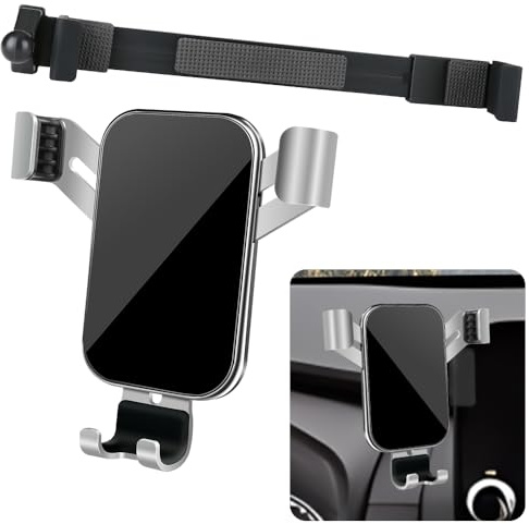 LUNQIN Car Phone Holder for Mitsubishi Outlander ES Black Edition 2022 2023 2024 Screen Stand (Only Applicable to 8 inch) Auto Interior Accessories Best Cell Phones Mount Cellphone Mobile Cradle