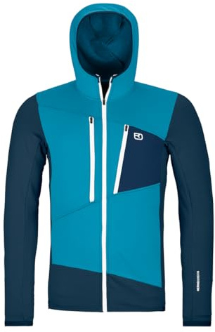 ORTOVOX Unisex Fleece Grid Hoody M Hooded Sweatshirt