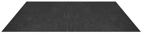 Miganeo Deluxe Film solaire rectangulaire 700 x 400 cm Noir Bâche solaire pour piscine Chauffage de piscine