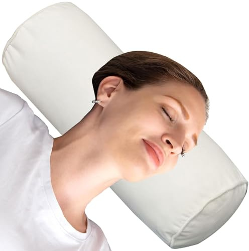 seokor Nackenrolle Samt Rollenkissen 40/45/60/80/100/120cm Nackenkissen Kopf, Nacken, Rückenstütze Kissenrolle abnehmbar Rohrkissen Dekokissen für Betten und Sofas Yoga(B7,20x60cm/8x23in)