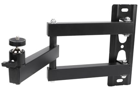 Montaje de Pared de Proyector Plegable, Soporte de Proyector de Pared Universal de Acero de Metal de Acero Metal, de 20 a 40 Cm de Longitud con Tamaño de Tornillo de 1/4 , 360