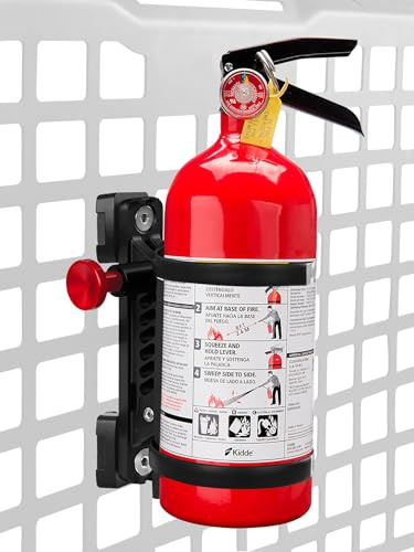 ZIDIYORUO MOLLE Panel-Feuerlöscher-Halterung, passend für 2,5 cm - 5,1 cm Panelschlitzlöcher