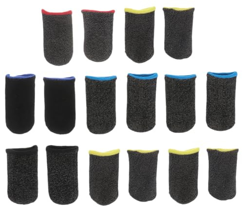 WEKAMOS 8 Protector de Dedos para Gaming de Fundas Delgadas Antideslizantes y Transpirables Cubre Dedos Prácticos para Evitar Sudor y Fricción Mejora Experiencia