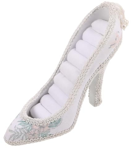 BESPORTBLE PréSentoir À Bijoux En Forme De Talon Haut Organisateur De Boucles D'Oreilles Et Bagues Rangement Bijoux Femme DéCoratif Pour Maison Et Boutique