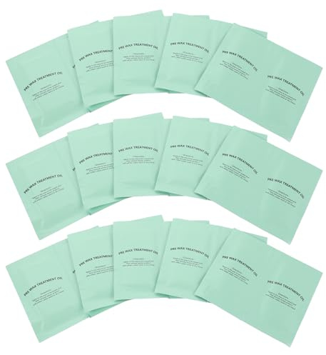 Ipetboom 50 Pièces Lingettes de Nettoyage Pré-Épilation Lingettes Démaquillantes à Huile pour Préparation Peau Préparatoires pour Épilation Corps Individuellement Emballées pour Usage