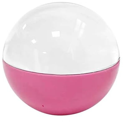 Affichage numérique boule de cristal, cadre photo numérique, prend en charge le téléchargement de vidéos et de photographies, sphère de mémoire de 2,7 pouces, chargement USB, cadeau personnalisé Pink