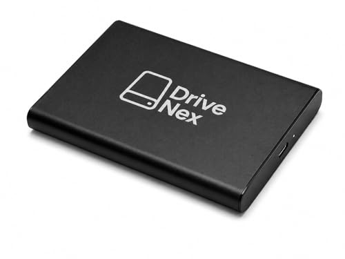 DriveNex SSD 2TB | extern hårddisk | 2 Terabyte | Kompatibel med alla operativsystem | Datalagring | bärbar extern hårddisk | Plug & Play