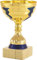 Art-Trophies AT81186 Trophée de Sport, doré/Bleu, 9 cm