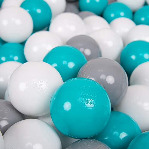 KiddyMoon Kinder Bälle Für Bällebad Baby Spielbälle Plastikbälle ∅7Cm Made In EU