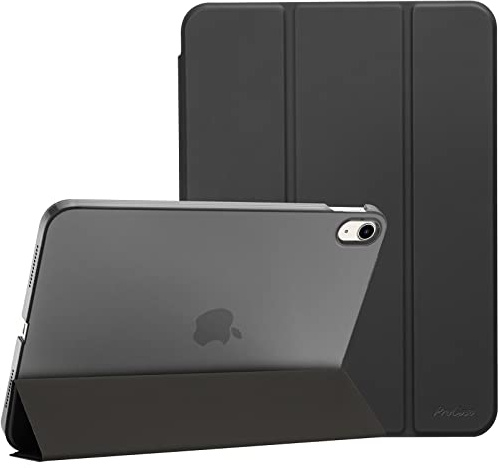 ProCase fodral för iPad 10. Genaration 10,9 tum 2022 modell A2696 A2757, lätt tunt skyddande skal, smart fodral, skydd kompatibel med iPad 10 genaration 2022 – svart