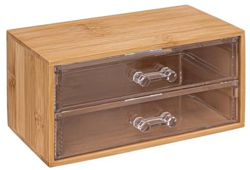 5five - boîte à bijoux 2 tiroirs selena bambou