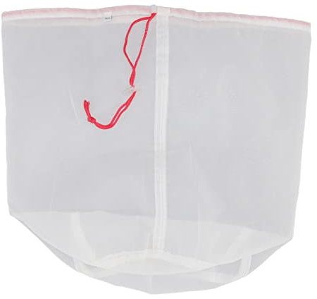 HERCHR Sacchetti di Brew, Borsa Riutilizzabile in Mesh fine Borsa Extra Large Sacca Riutilizzabile a Freddo per Sidro di Frutta pressa per Vino con UVA di Mele(160micro)