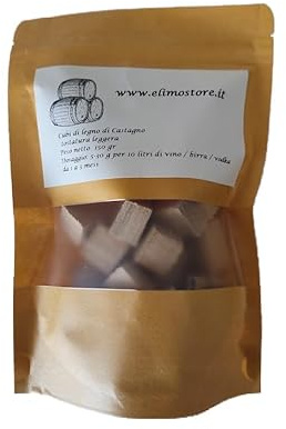 elymostore Trucioli di Castagno (Chestnut) 150g per Vino Birra Sidro Grappa Whisky - Chips Natural