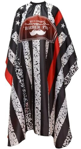 Baokuan Delantal para Corte De Pelo De Barbería, Capa De Peluquería Antiestática Profesional, De Tinte para Cabello, Accesorios De Estilismo