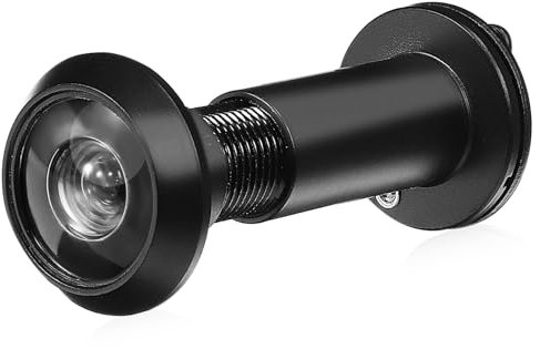 Angoily Cat Eye Door Peephole Wide Angle Viewer for Front Door Peephole for Security Easy Installation Peep