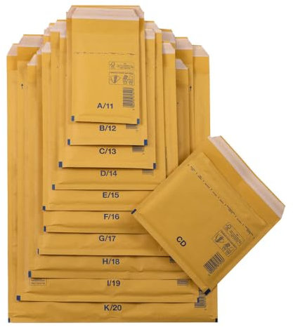 VEPATIM 100 Luftpolstertaschen 215x265mm Gr. 5 (E/15) FSC braun für B5+
