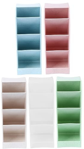 SHOWERORO Kosmetik Aufbewahrungsbox Für Kleine Gegenstände Lippenstifthalter Organiser Schreibtisch-aufbewahrungsregal Mit Pinsel Halterung