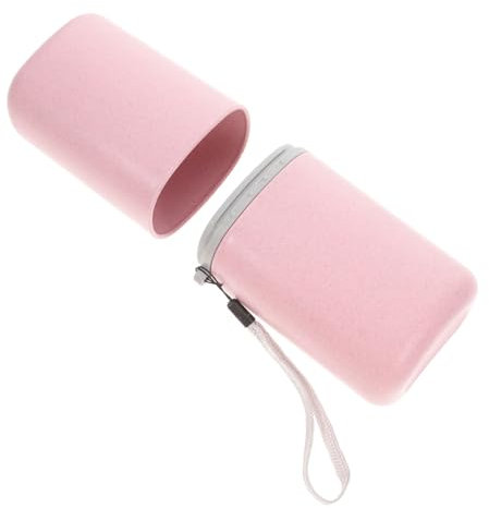 Healeved Zahnbürstenhalter Mit Waschbecher Für Reisen Aufbewahrungsbox Für Zahnbürsten Und Zahnpasta Tragbare Box Aus Pp Platzsparend Und Einfach Zu Reinigen