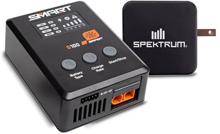 Spektrum Accessories S100 1x100W USB-C Smart Charger 65W USB-C GaN Power Supply Combo SPMXC2090P