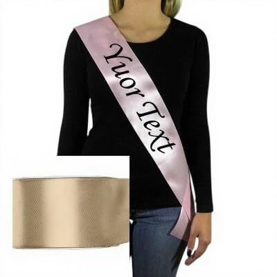 Schärpe Braut, Schärpe für Frauen, Junggesellenabschied, JGA Accessoires, Schärpe Hochzeit, Hen Party Schärpe für Damen, Abschlussball, Veranstaltung. (beige)