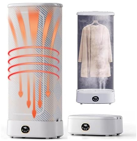 Máquina de planchar automática, plancha de vapor vertical inalámbrica portátil, estante de secado automático de ropa de 1000 W con control remoto, vaporizador de ropa colgante, para tela de ropa
