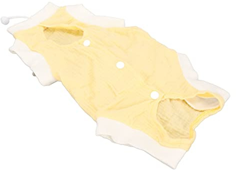 Kattkläder, Katt Onesie för Katter Efter Operation Kvinnlig Andningsbar Kattkirurgi återhämtning Efter Operation Bär Anti -slickande Sår Kattåterhämtning för Buksår (S)
