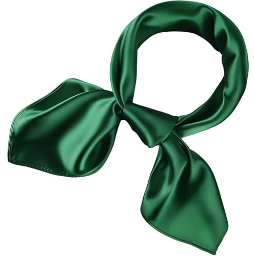 UK_Stone 100% Seide Unisex Einfarbig Bandana Schal Halstuch 50 * 50cm