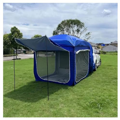 Tienda De Campaña para Coche, Tienda Techo Coche Tiendas De Campaña para,Tent De Camping para SUV para 5-8 Personas, Carpa Trasera Emergente para Automóvil, Adecuada para SUV, Furgonetas Y Camione