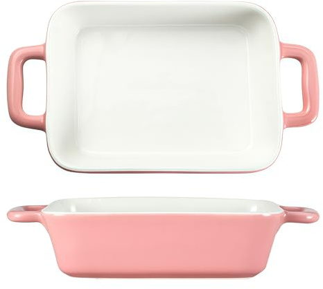 Jaamyears Baking Dish For Oven, 450ml Rectangle Lasagna Dishes Oven Proof Ceramic Dishes For Casserole, Ceramic Baking Tray
