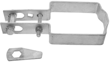 TOBBOMEY Hochleistungs Drahtspanner für Betonpfosten 90X100mm Verzinkter Kabelspanner für Gewächshaus und Weidezaun Drahtseile