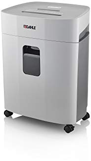 Dahle PaperSAFE 380 Paper Shredder (15 Sheets, Oil-Free, Jam Protection, Cross-Cut, for Home and Office) Grey