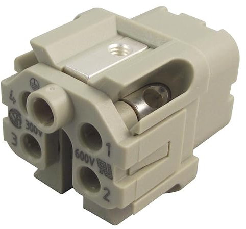 Inserto, Presa, Vie 4+E, Vite, 18-14AWG, Inserti per connettori per impieghi gravosi, Qtà.1 | 09 20 004 2711