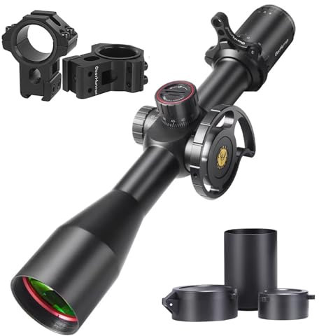 WestHunter Optics HD 4-16x44 SFP Riflescopes, 30mm Tube Second Focal Plane Tactical Precision 1/10 MIL Shooting Scope | Dovetail Shooting Kit B