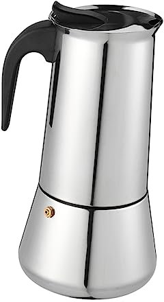 Cabilock Caffettiera Espresso Da Viaggio E Da Casa - Caffettiera Isolata Da 300 Ml Acciaio Inossidabile Stile