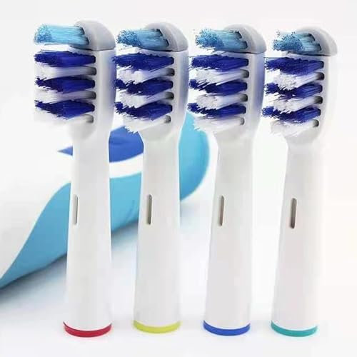 Smartroics 4 testine di ricambio generiche compatibili con spazzolini elettrici OralB Tri-Zone