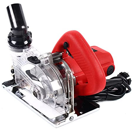 Maquina Cortar Azulejos 1800W 125mm Cortadora de Azulejos Profundidad y Ángulo de Corte Ajustables para Baldosas, Piedra, Mármol, Mantenimiento Doméstico, Fontanería Instalaciones Eléctricas