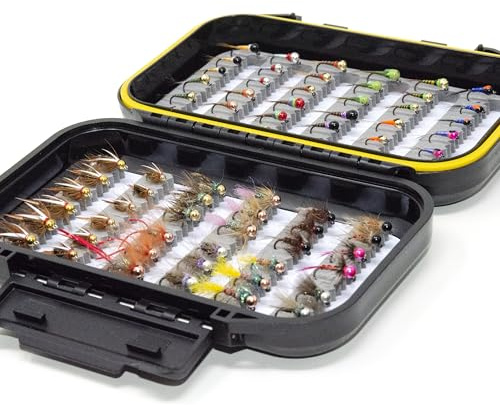 Outdoor Planet Every Season Trout Assortment Dry Flies/Nymph Flies/Attractor/Wet Flies for Trout Fly Fishing Flies