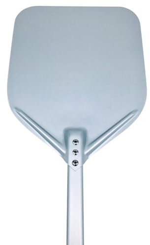 Pizza Lover Pelle à pizza gastro - En aluminium avec poignée extra longue - Idéale pour barbecue, four à pizza, pierre à pizza - Pelle à pizza professionnelle - Argenté - Lisse - 30 x 180 cm