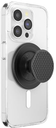 PopSockets Phone Grip for MagSafe with Kickstand, Magnetic Stand, Swappable Top, Secure Hold for iPhone MagSafe Cases, Phone & Tablet Grip - Aluminum Speakerbox | Removable, For Kindle / Android / iPhone, With Magnet, Black, Electronic Accessories, For iPad/Kindle/iPhone/Android
