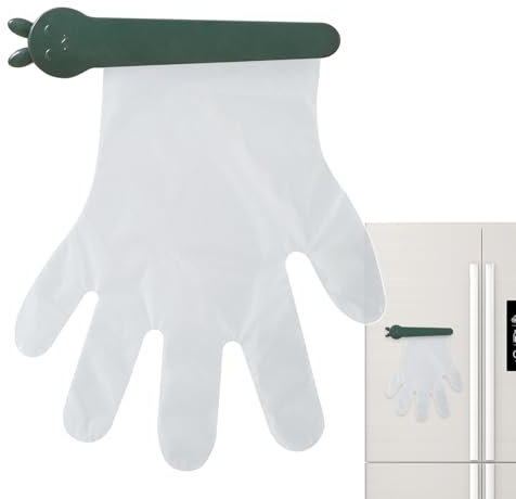 Glove Holder for Wall Mount | Glove Box Organizer | Clip Design Adhesive Storage for Garage Workshop Restaurant Kitchen Medical Facility | Clip Design Adhesive Organizer for Home Kitchen