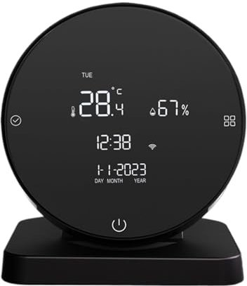 Collettore Di Umidità Di Temperatura - Monitor Digitale, Calibro Preciso | Controllo Applicazioni Remote Per La Casa, Cantine Del Vino, Sotterranei, Serre, Clima Interior