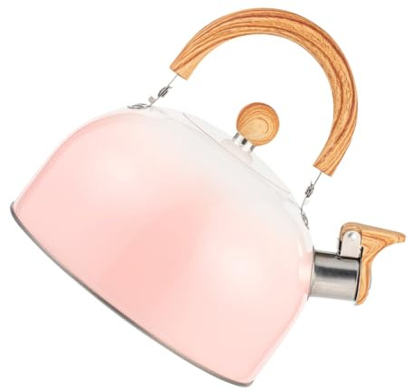 Tetera Silbante de Acero Inoxidable 3l Rosa para Estufa