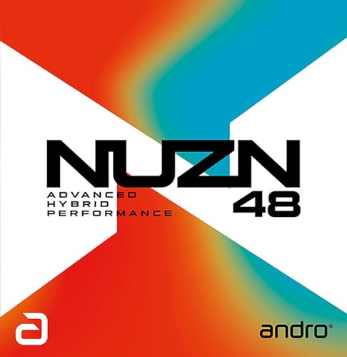 ANDRO NUZN 48 - Rivestimento per ping pong (rosso, 2,1 mm)
