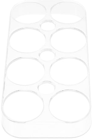 Angoily Kunststoff Eierbox für 8 Eier Transparenter Eierhalter mit Stoßfester Aufbewahrung für Kühlschrank und Haushaltsgebrauch