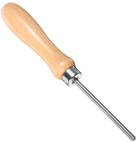 ORFOFE Outil de Cordage en Bois pour Raquettes de Tennis Badminton et Squash – Poinçon à Cordes Multifonction Accessoire de Fixation de Fil de Tension Compact et Portable Entretien