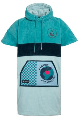 WAVE HAWAII Poncho de surf para estaturas de 160-190 cm, ayuda para cambiar el vestuario para natación, playa, surf, toalla de baño con poncho de baño, poncho de ducha para mujer, hombre y adulto