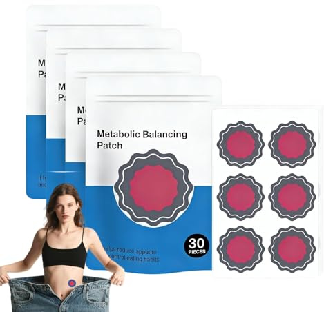 Abnehmpflaster, Metabalance Patch,30 Tage Programm SlimmingPatchs,AbnehmenSchnell Fettverbrenner,für Stoffwechselgleichgewicht, 2026 Sanfte Beruhigung für Alle Körpertypen (120)