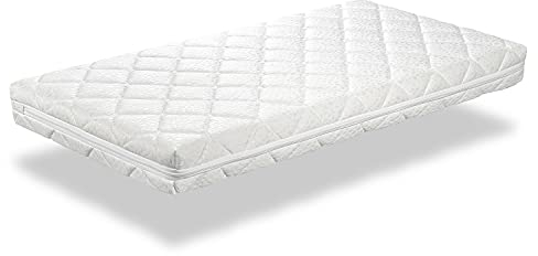 DORMISSIMO Babymatratze 70x140 Baby Star Höhe 11 cm - Kindermatratze - Perforierter Schaumstoffkern, antibakteriell