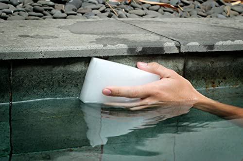 poolomio Reinigungsschwamm, Radierschwamm Set Schmutzradierer für Pool, Schwimbecken & Schwimmbad Schmutz wegradieren