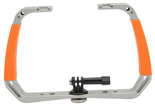 Annadue Dual Handheld Stabilisator Camera Unterwasser Handgriff, Tauchen Unterwasser Handheld Stabilisator Halter für , für , für YI, für und andere Action Kameras